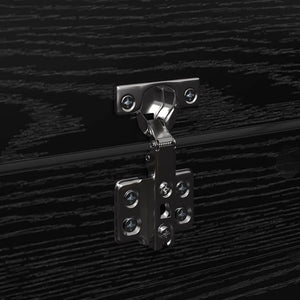 Mobile per scarpe  Rovere Nero 100.5x28x100 cm Legno ingegnerizzato 871388