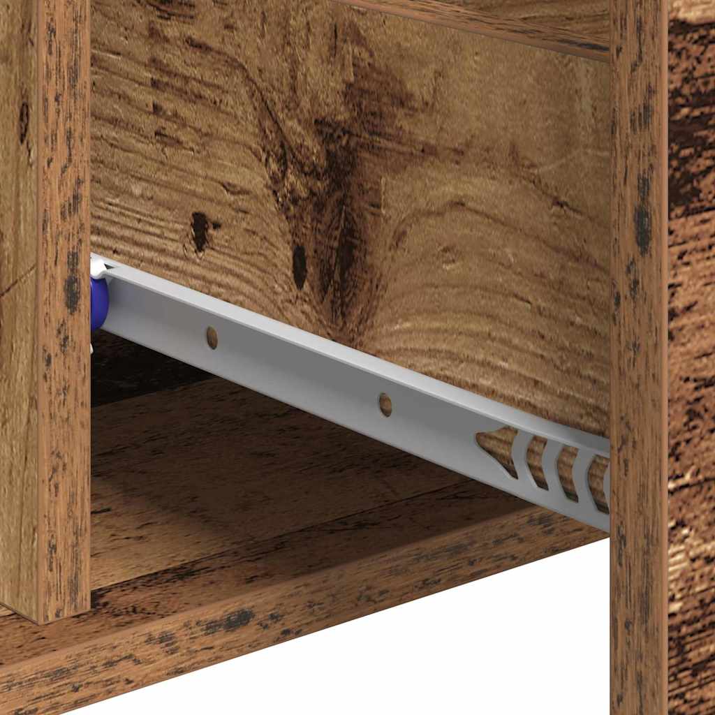 vidaXL Credenza Legno antico 60 x 31 x 70 cm Legno multistrato