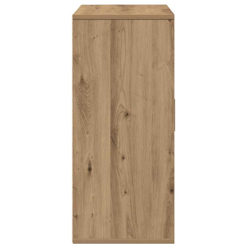 vidaXL Credenza rovere artigianale 60 x 31 x 70 cm Legno multistrato