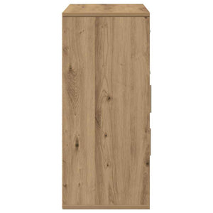 vidaXL Credenza rovere artigianale 60 x 31 x 70 cm Legno multistrato