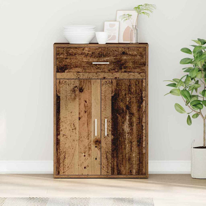 Credenza-Buffet-Armadio da cucina Legno vecchio 60 x 30 x 84 cm Legno multistrato