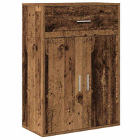 Credenza-Buffet-Armadio da cucina Legno vecchio 60 x 30 x 84 cm Legno multistrato