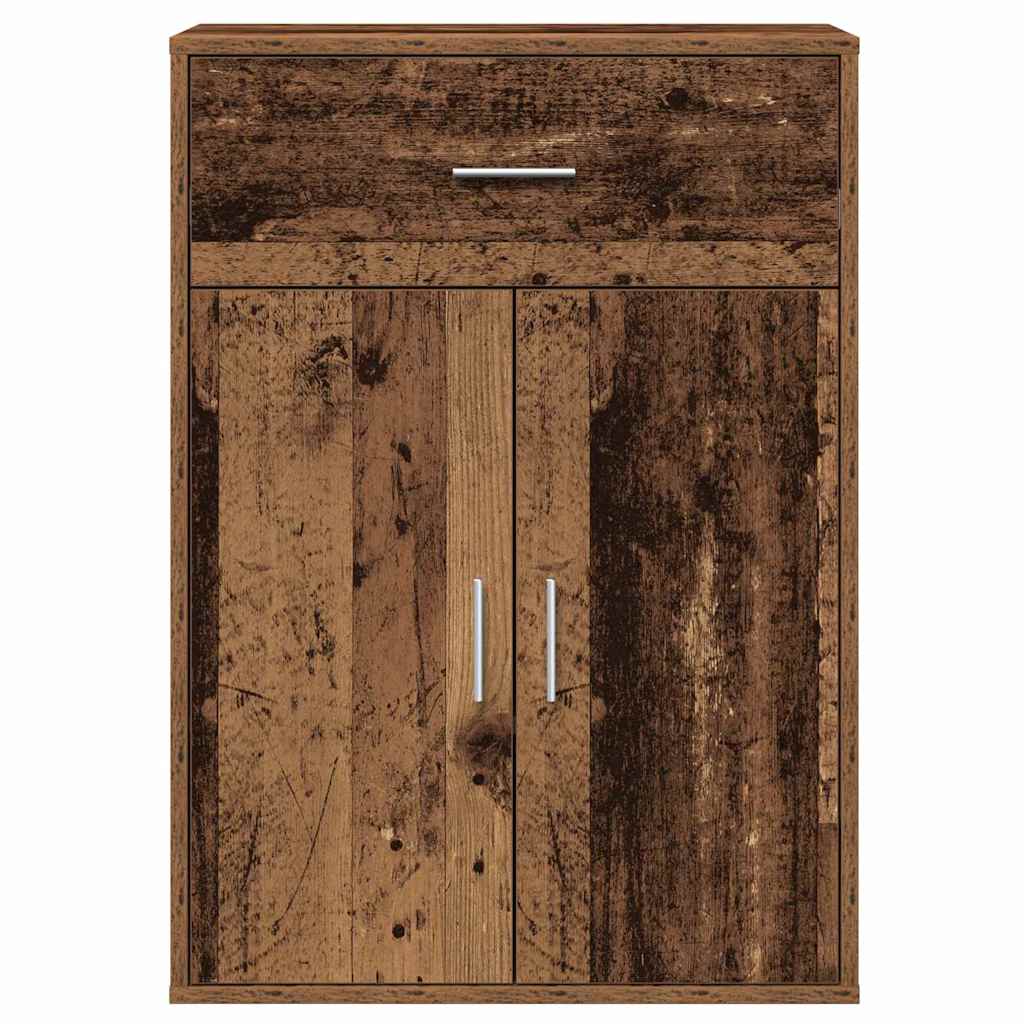 vidaXL Credenza Legno vecchio 79 x 38 x 80 cm Legno multistrato
