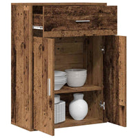 vidaXL Credenza Legno vecchio 79 x 38 x 80 cm Legno multistrato