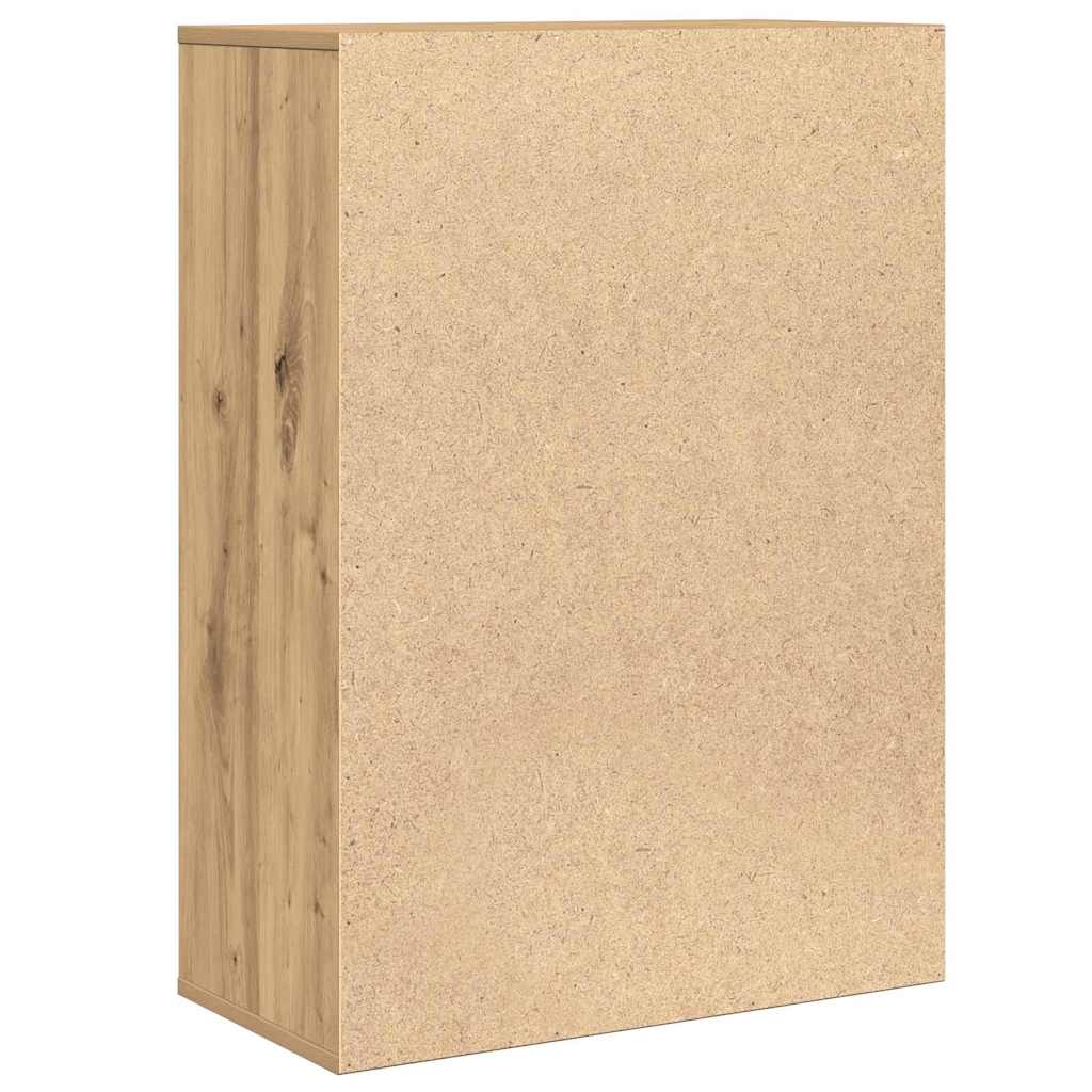 vidaXL Credenza rovere artigianale 79 x 38 x 80 cm Legno multistrato