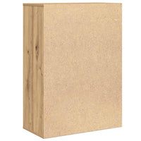 vidaXL Credenza rovere artigianale 79 x 38 x 80 cm Legno multistrato