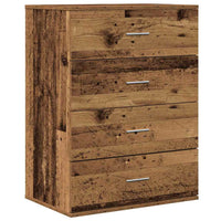 vidaXL Credenza Legno vecchio 60 x 39 x 80 cm Legno multistrato