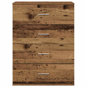 vidaXL Credenza Legno vecchio 60 x 39 x 80 cm Legno multistrato