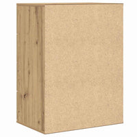 vidaXL Credenza rovere artigianale 60 x 39 x 80 cm Legno multistrato