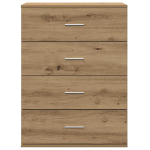vidaXL Credenza rovere artigianale 60 x 39 x 80 cm Legno multistrato