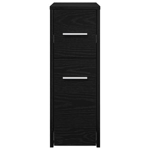 Mobile da bagno slim Rovere nero 22 x 44 x 61.5 cm 871633