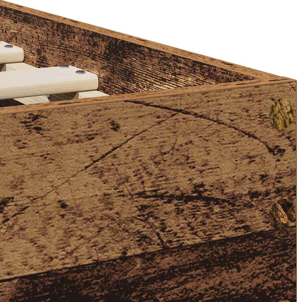 Struttura del letto Legno vecchio 90 x 190 cm Legno multistrato 871657