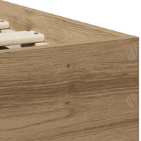 Struttura del letto con testiera rovere artigianale 90 x 190 cm 871658