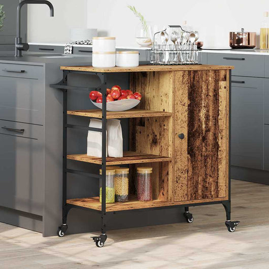 Carrello da cucina  Legno Vecchio 87,5x38,5x84,5 cm Legno ingegnerizzato 871663