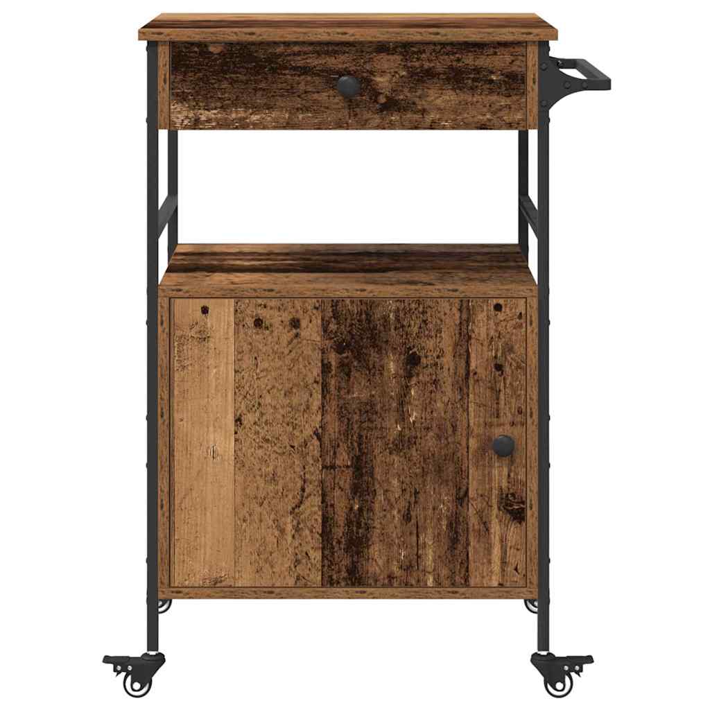 Carrello da Cucina-Scaffale per Cucina Legno vecchio 56 x 43 x 89,5 cm