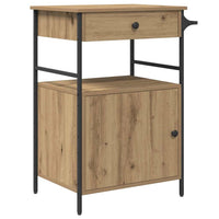 Carrello da Cucina-Scaffale per Cucina Rovere artigianale 56 x 43 x 89,5 cm