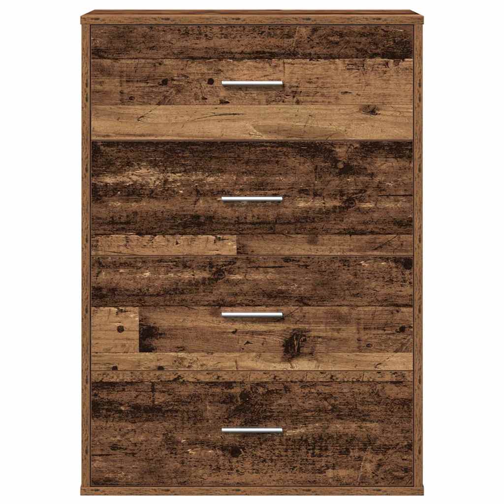 vidaXL Credenza Legno vecchio 60 x 31 x 84 cm Legno multistrato