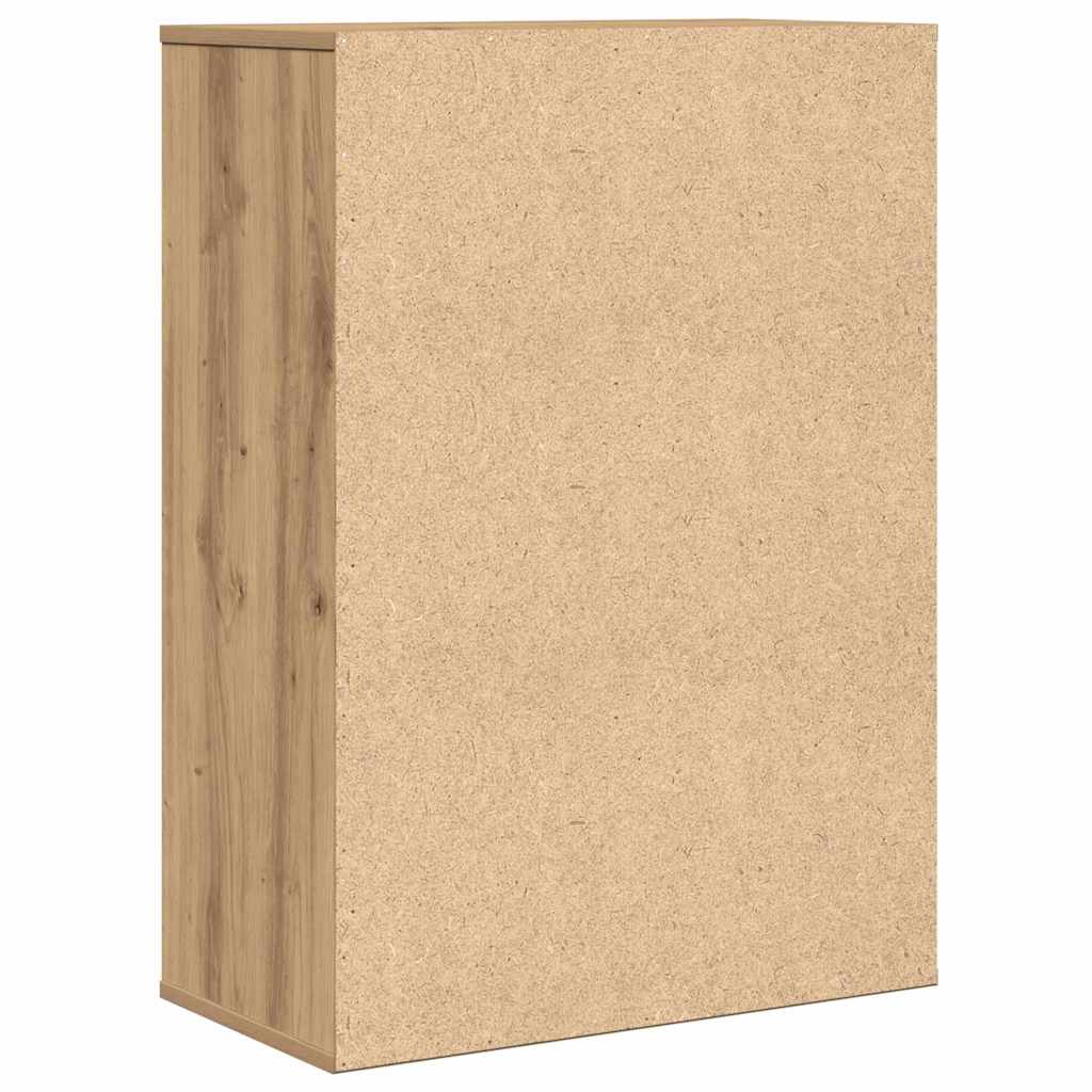 vidaXL Credenza rovere artigianale 60 x 31 x 84 cm Legno multistrato