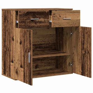 vidaXL Credenza Legno vecchio 79 x 38 x 80 cm Legno multistrato