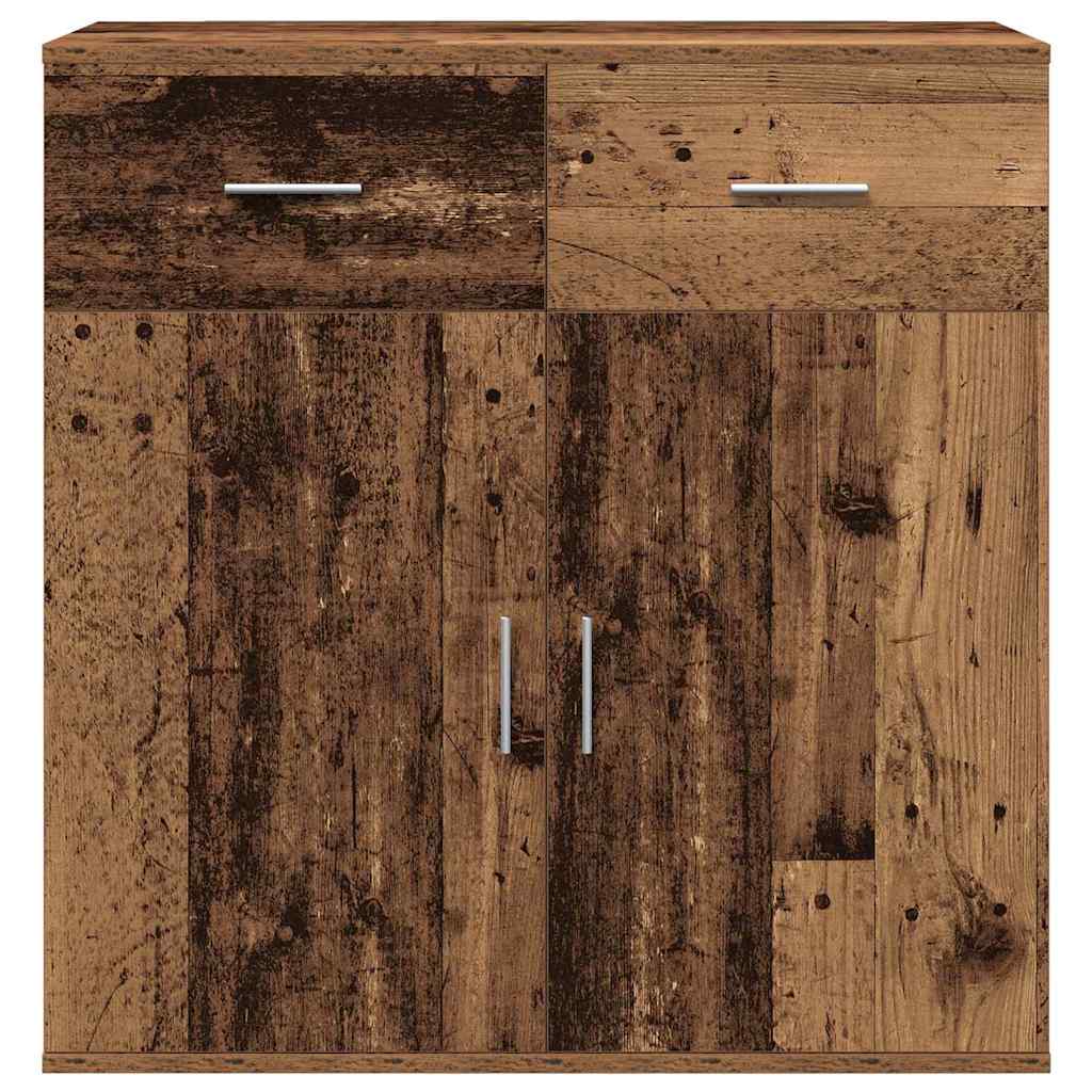 vidaXL Credenza Legno vecchio 79 x 38 x 80 cm Legno multistrato