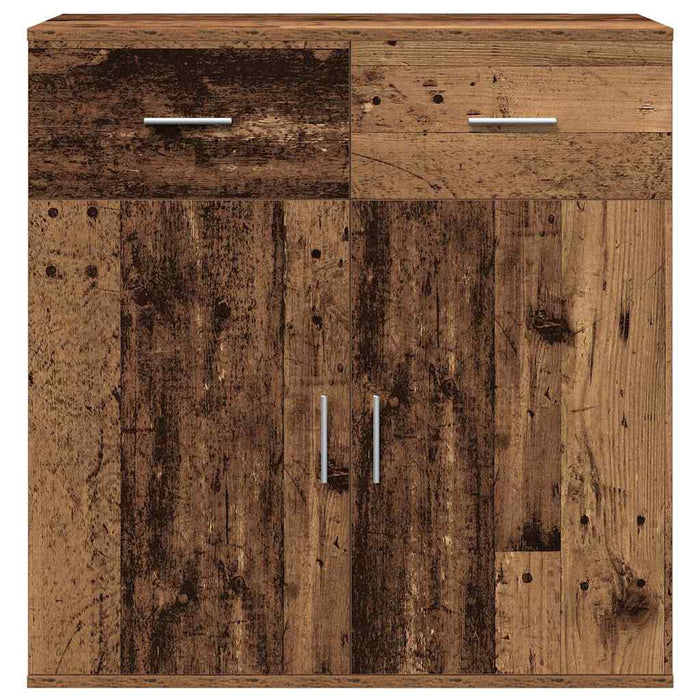 vidaXL Credenza Legno vecchio 79 x 38 x 80 cm Legno multistrato
