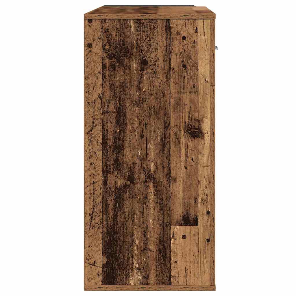 vidaXL Credenza Legno vecchio 79 x 38 x 80 cm Legno multistrato