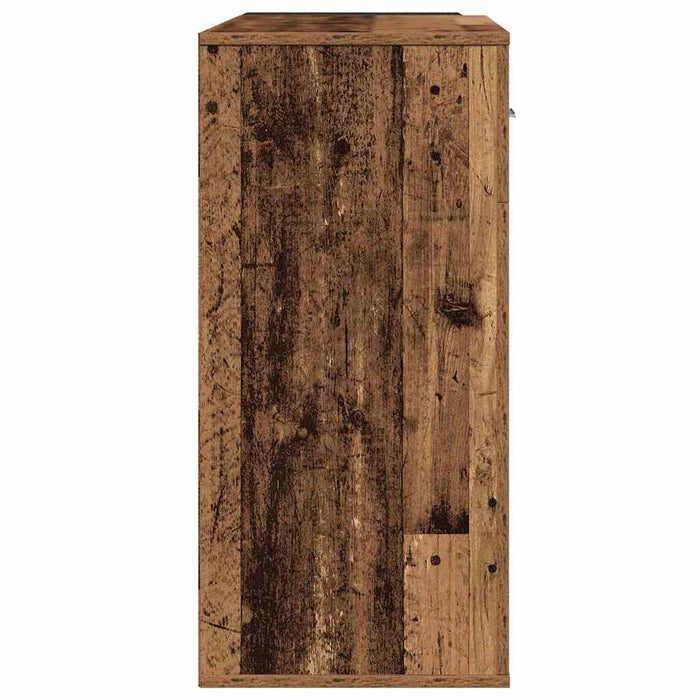 vidaXL Credenza Legno vecchio 79 x 38 x 80 cm Legno multistrato