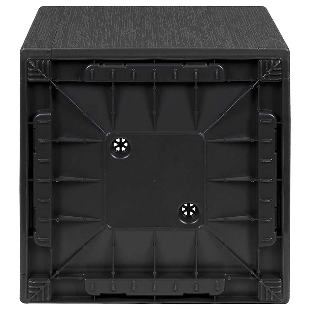 Vaso da giardino-Fioriera da Esterno-Contenitore per Piante Antracite 36 x 36 x 35 cm Polipropilene