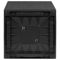 Vaso da giardino-Fioriera da Esterno-Contenitore per Piante Antracite 36 x 36 x 35 cm Polipropilene