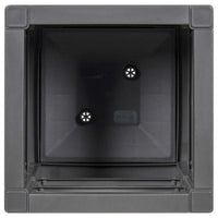 Vaso da giardino Antracite 36 x 36 x 35 cm Polipropilene 42006497