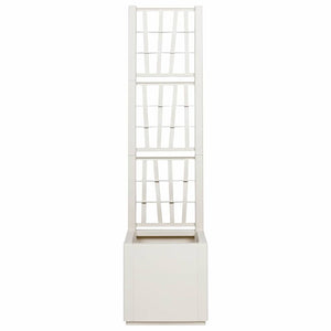 Vaso da giardino Bianco 36 x 36 x 140 cm Polipropilene 42006499