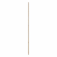 vidaXL Porta del fienile Marrone 80 x 210 cm Legno di pino massello