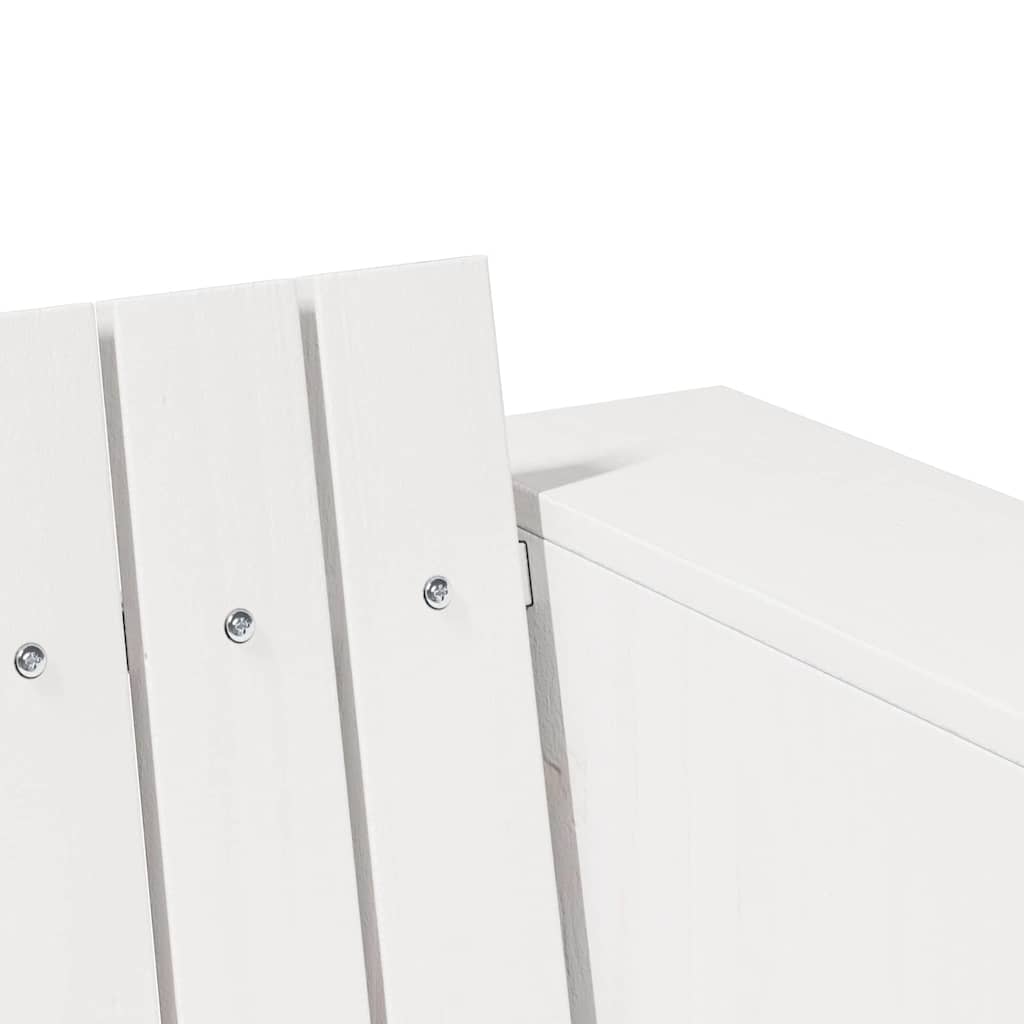 Divano da giardino Bianco 134 x 60 x 62 cm 873867