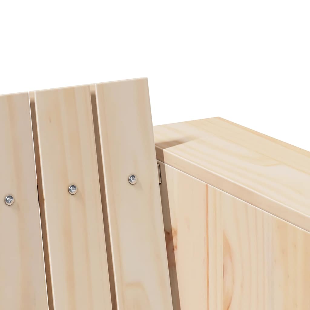 Divano da giardino Marrone 185.5 x 60 x 62 cm 873871