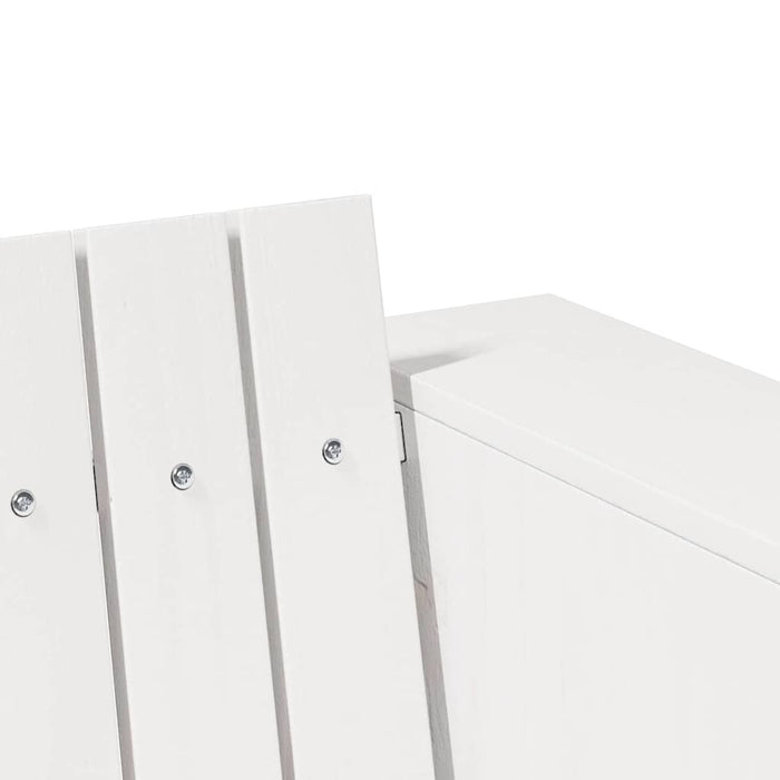 Divano da giardino Bianco 185.5 x 60 x 62 cm 873872