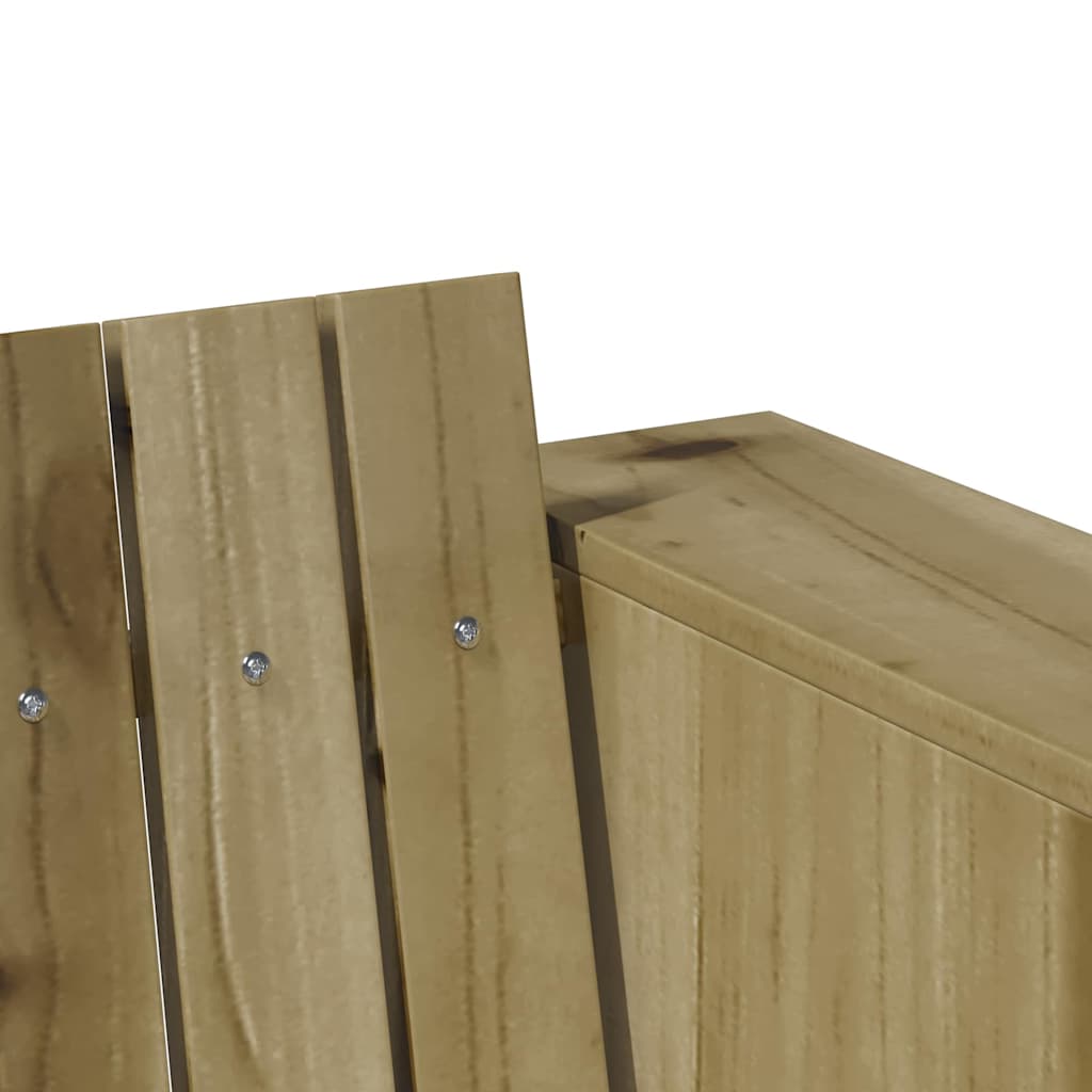 Divano da giardino Verde 185.5 x 60 x 62 cm 873875