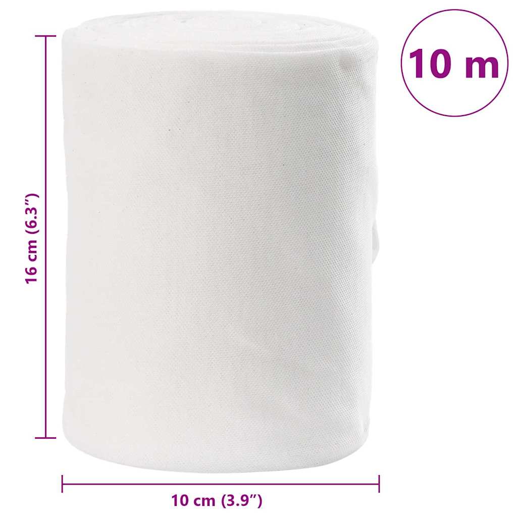 Tubo di Drenaggio Bianco 16 x 1000 cm Tessuto 42009815