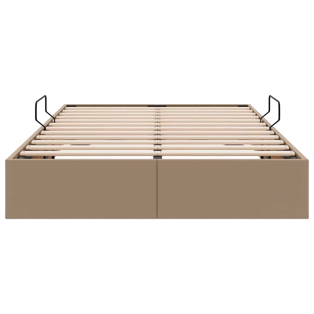 Letto con Contenitore Cappuccino 120 x 190 cm Pelle sintetica 3369940