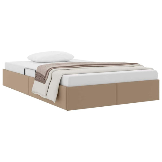 Letto con Contenitore Cappuccino 120 x 190 cm Pelle sintetica 3369940