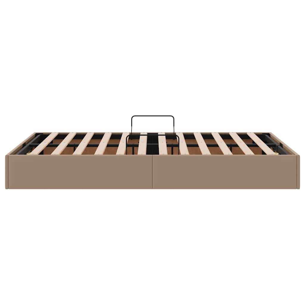 Letto con Contenitore Cappuccino 120 x 190 cm Pelle sintetica 3369940