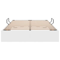 Letto con Contenitore Bianco Puro 120 x 200 cm Pelle sintetica 3369942