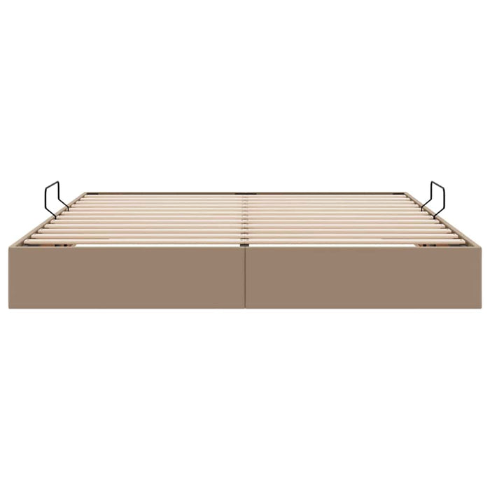 Letto con Contenitore Cappuccino 180 x 200 cm Pelle sintetica 3369960