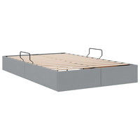 Letto con Contenitore Grigio chiaro 120 x 200 cm Tessuto 3369998