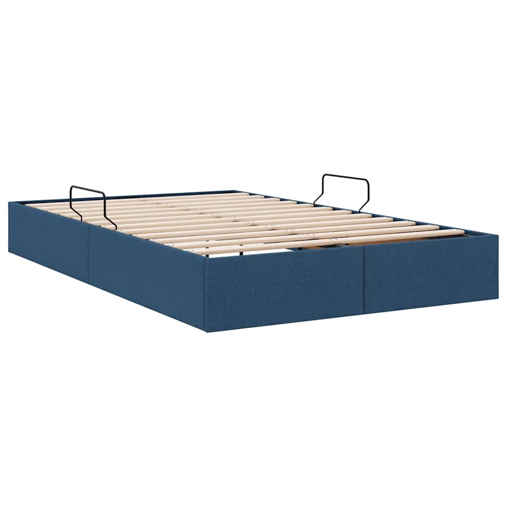 Letto con Contenitore con materasso Blu 120 x 200 cm Tessuto 3370009