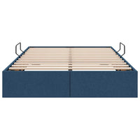 Letto con Contenitore con materasso Blu 120 x 200 cm Tessuto 3370009