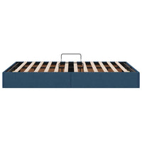 Letto con Contenitore con materasso Blu 120 x 200 cm Tessuto 3370009