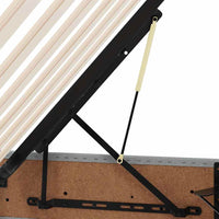 Letto con Contenitore Grigio chiaro 140 x 200 cm Tessuto 3370016