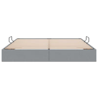 Letto con Contenitore Grigio chiaro 180 x 200 cm Tessuto 3370028