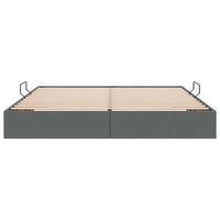 Letto con Contenitore Grigio scuro 180 x 200 cm Tessuto 3370029