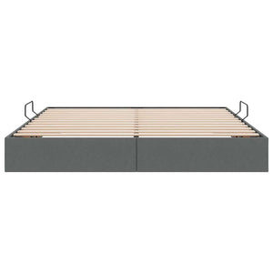 Letto con Contenitore Grigio scuro 180 x 200 cm Tessuto 3370029